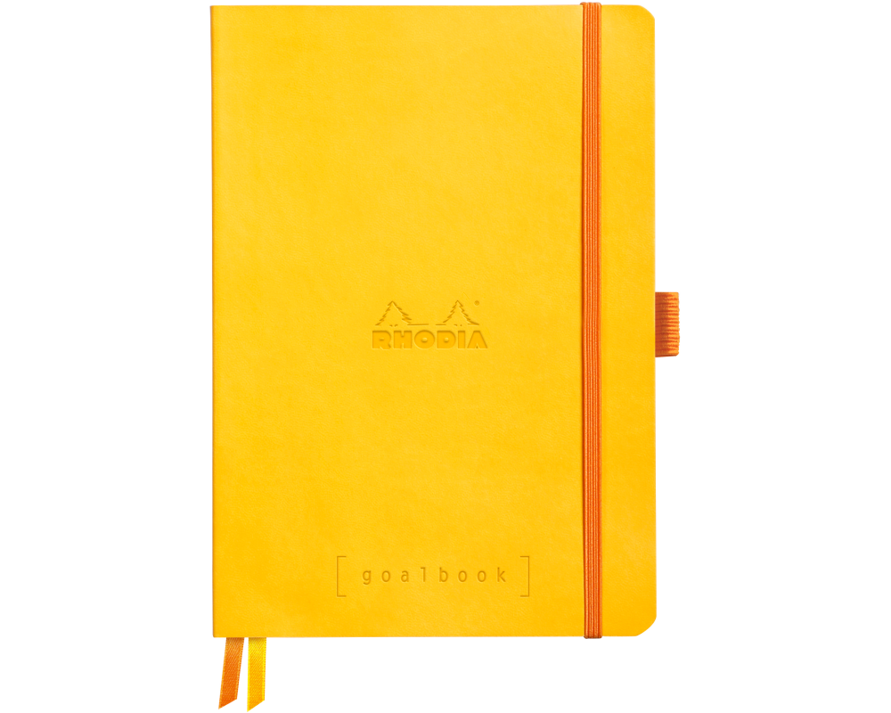 RHODIA Goalbook Notizbuch A5 117585C Softcover gelb 240 S.