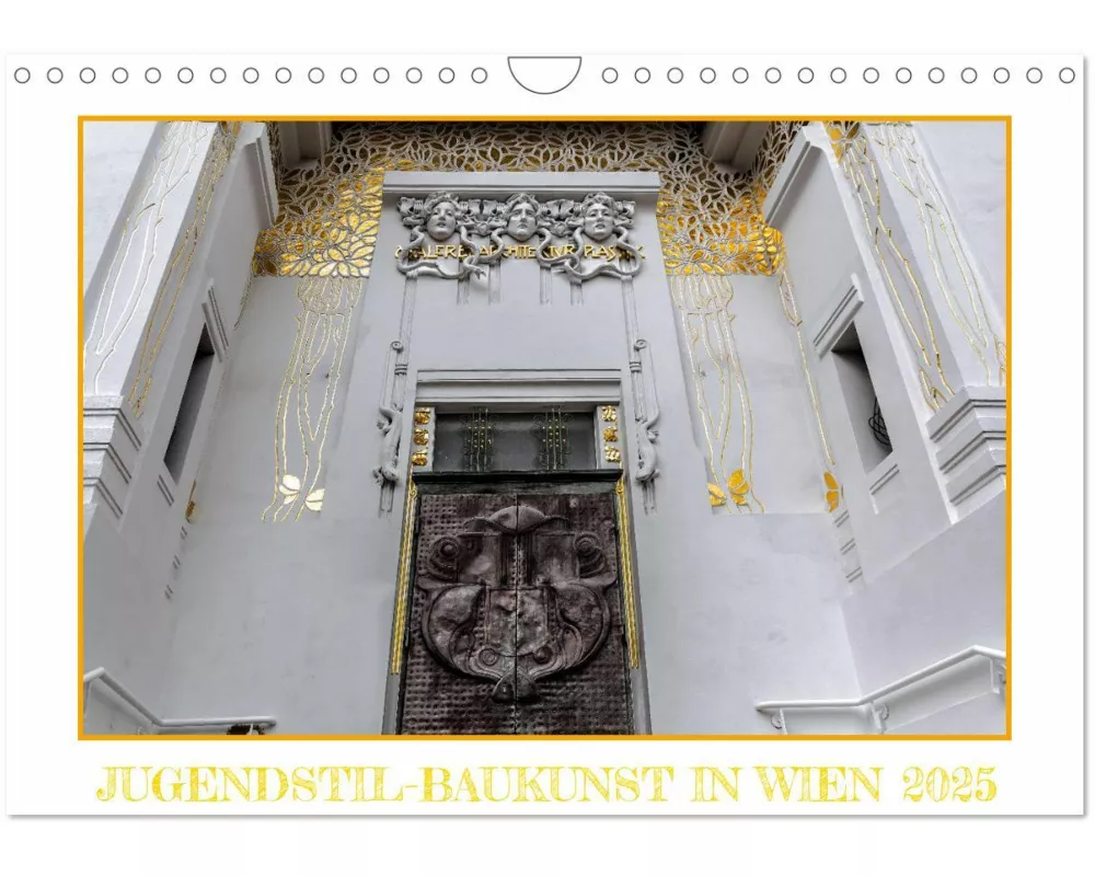 Jugendstil-Baukunst in Wien (Wandkalender 2025 DIN A4 quer), CALVENDO Monatskalender