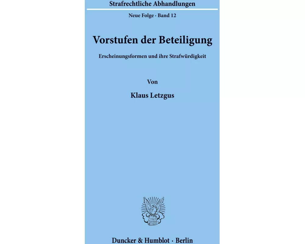 Vorstufen der Beteiligung