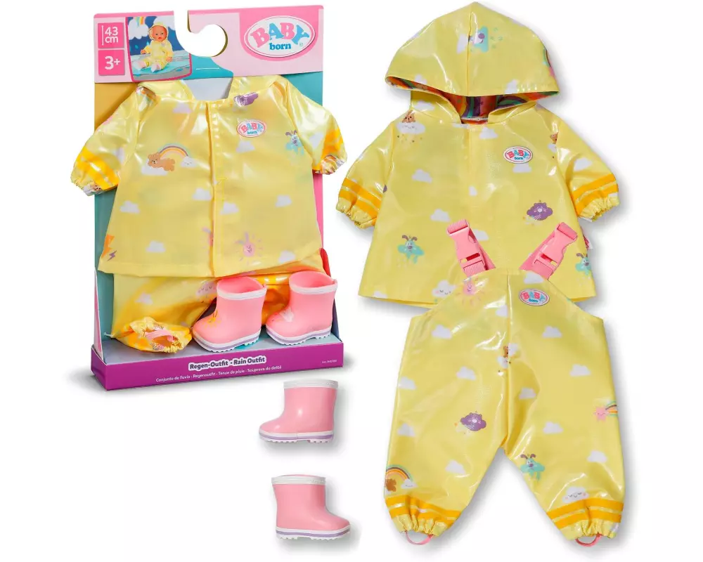 Baby Born Puppenkleidung Regen-Outfit 43 cm