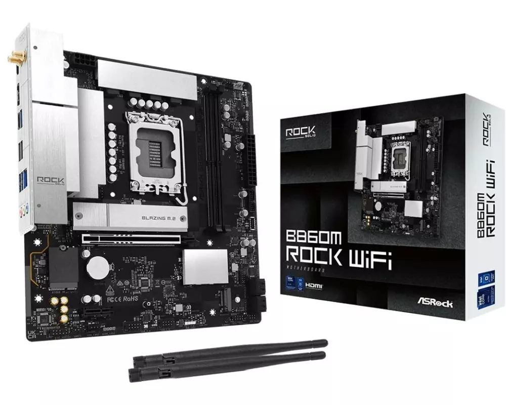 ASRock Mainboard B860M Rock WiFi