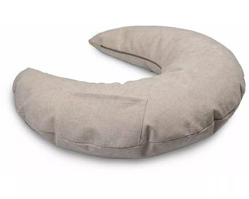 Bookiepad Lesekissen Classic mit Tasche - creme