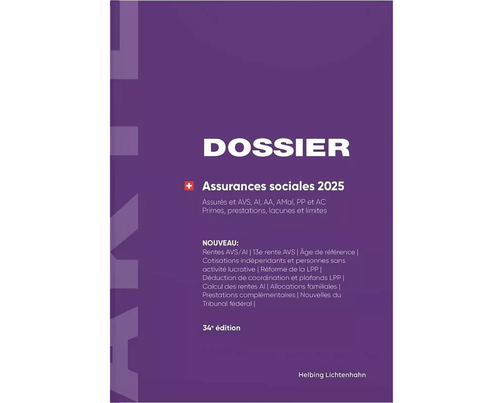 DOSSIER Assurances sociales 2025
