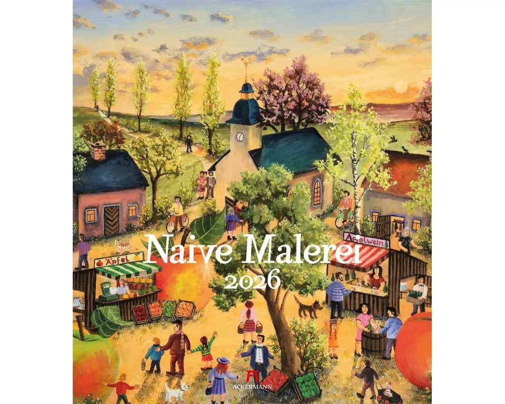 Naive Malerei Kalender 2026