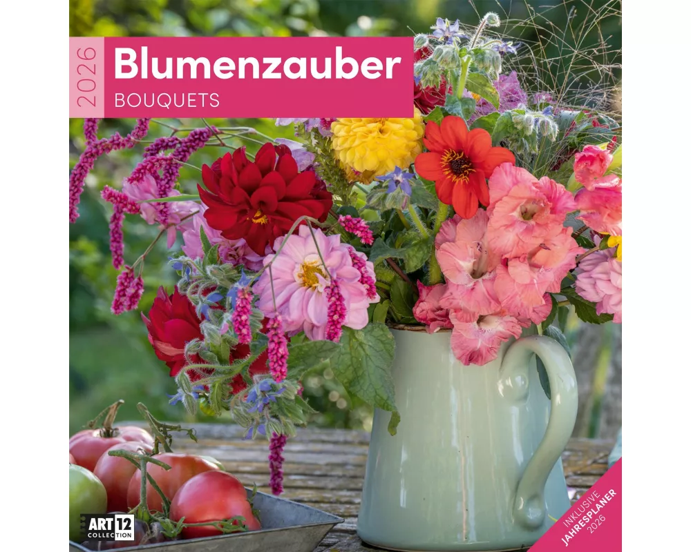 Blumenzauber Broschürenkalender 2026 - 30x30 - Art12