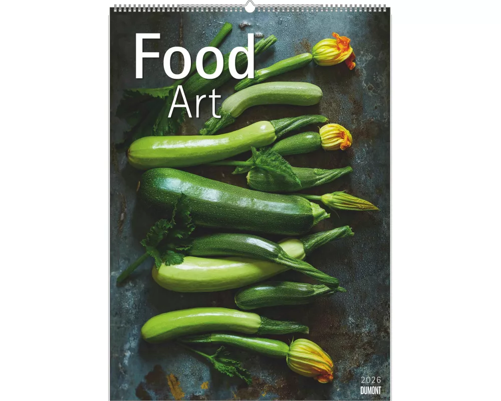 DUMONT - Food Art 2026 – Wandkalender 50x70 cm – Kunstvolle Food-Fotografie mit 12 kreativen Motiven, dekorativer Küchenkalender