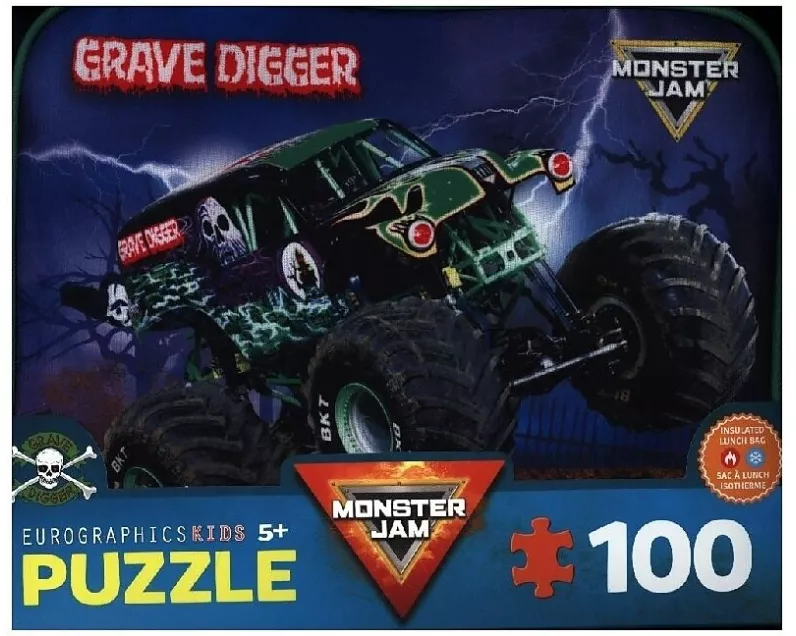 Lunch Bag - Monster Jam Grave Digger