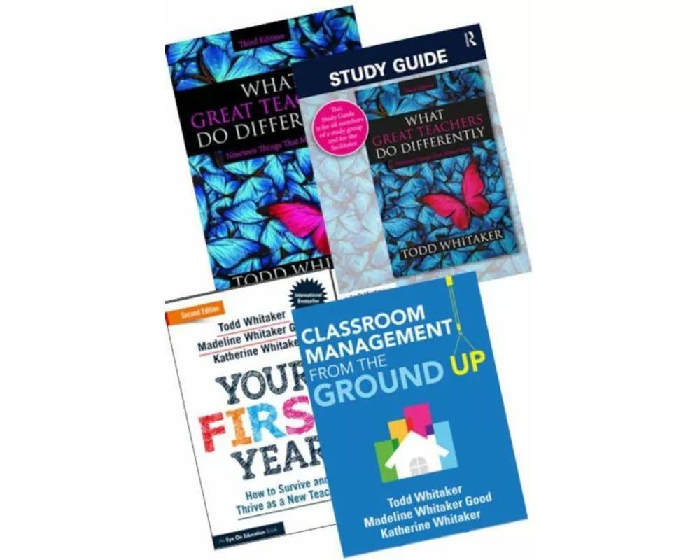 Todd Whitaker Great Teachers 4 Book Bundle