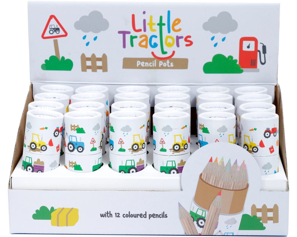 ROOST Farbstift Traktor PCASE47 12 Stück