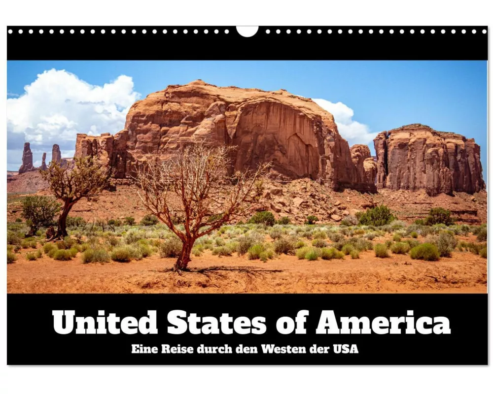 United States of America - Eine Reise durch den Westen der USA (Wandkalender 2026 DIN A3 quer), CALVENDO Monatskalender