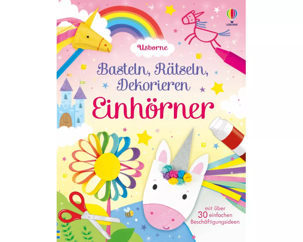 Basteln, Rätseln, Dekorieren: Einhörner