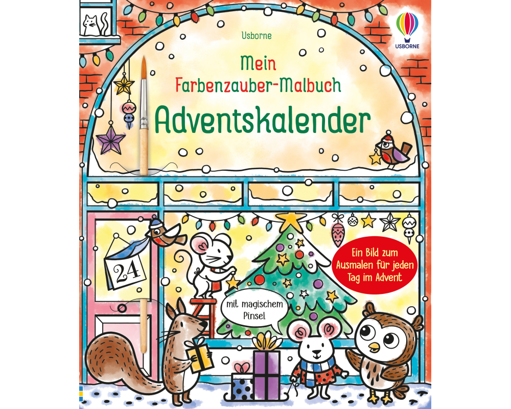 Mein Farbenzauber-Malbuch: Adventskalender