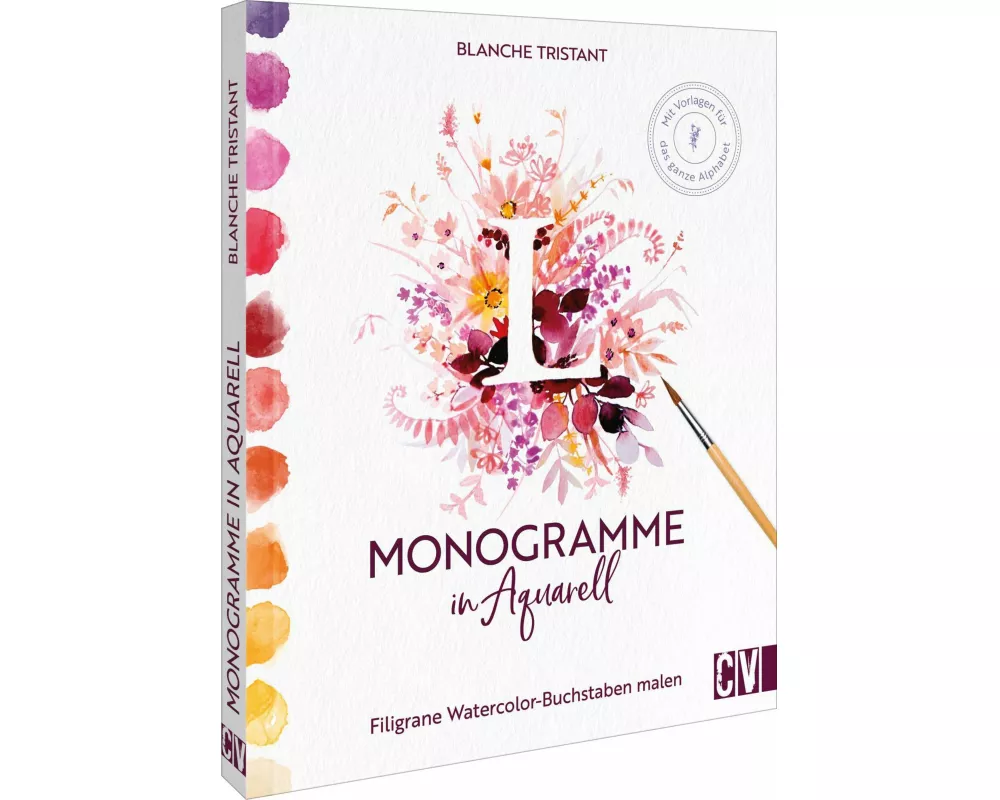 Monogramme in Aquarell