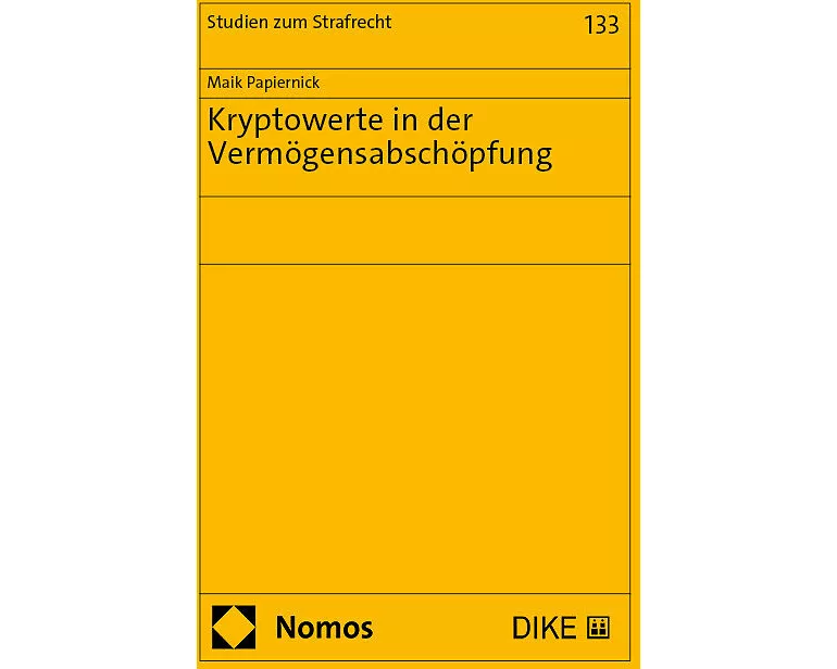 Kryptowerte in der Vermögensabschöpfung