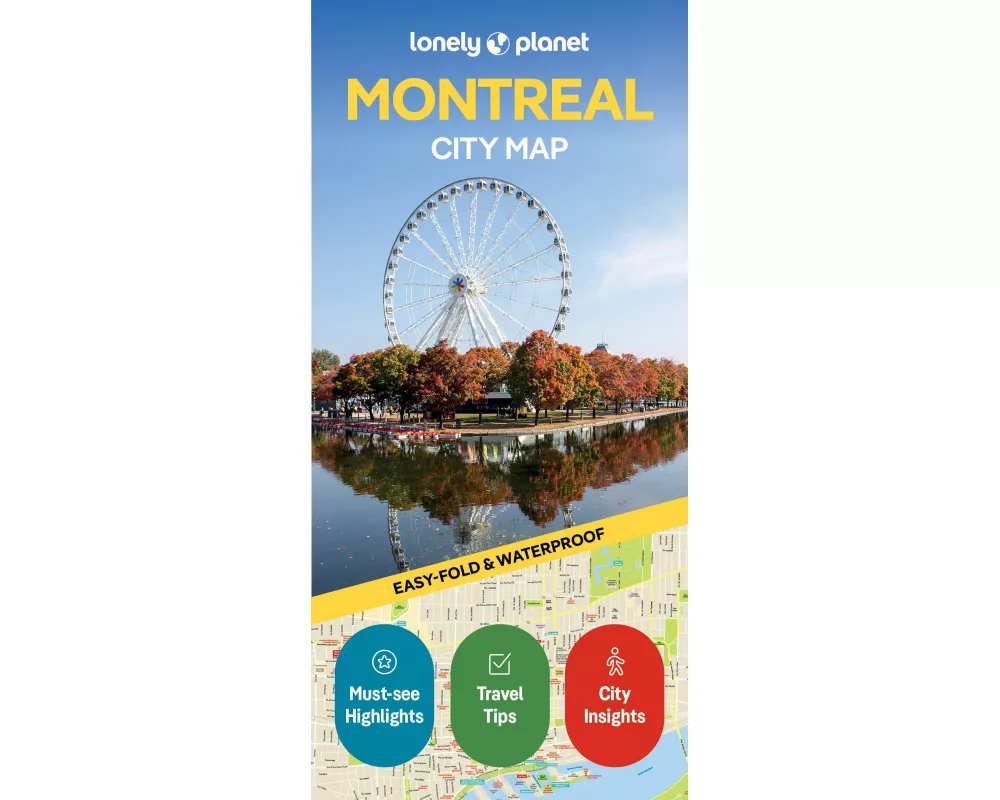 Lonely Planet Montreal City Map