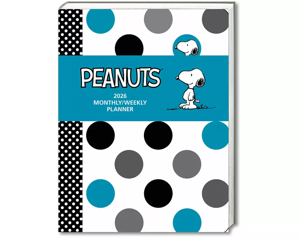 Peanuts 12-Month 2026 Monthly/Weekly Planner Calendar