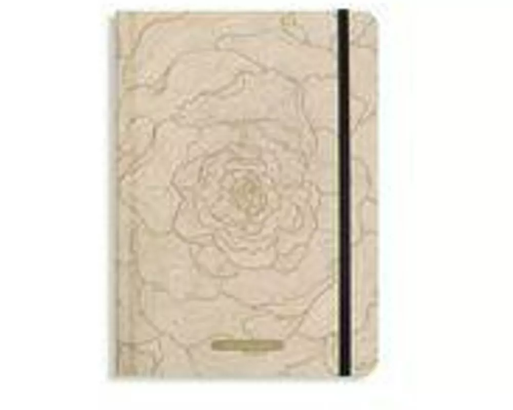 matabooks - Nachhaltiges A5 Notizbuch/Tagebuch/Bullet Journal/Schreibheft/Notebook aus Süßgraspapier - Nari Farbe: Rose Gold (punktiert)