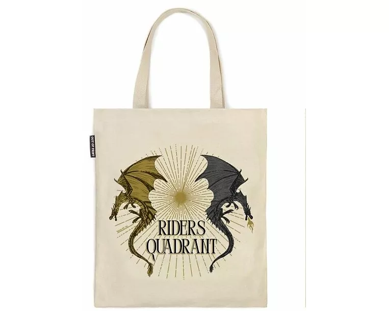 Rebecca Yarros's Fourth Wing: Riders Quadrant Tote Bag