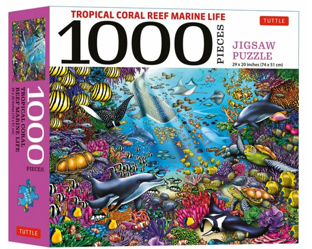 Tropical Coral Reef Marine Life - 1000 Piece Jigsaw Puzzle