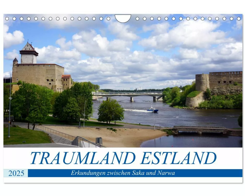 Traumland Estland - Erkundungen zwischen Saka und Narva (Wandkalender 2025 DIN A4 quer), CALVENDO Monatskalender