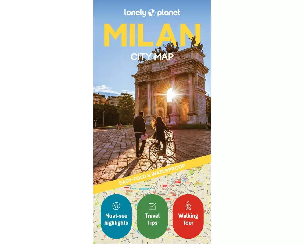 Lonely Planet Milan City Map