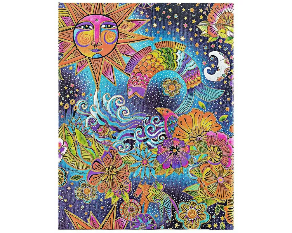 Celestial Magic (Whimsical Creations) Ultra Unlined Hardback Journal (Wrap Closure)