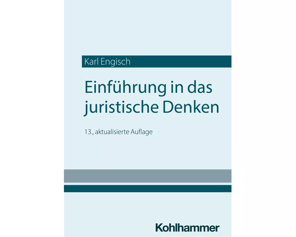 Einführung in das juristische Denken