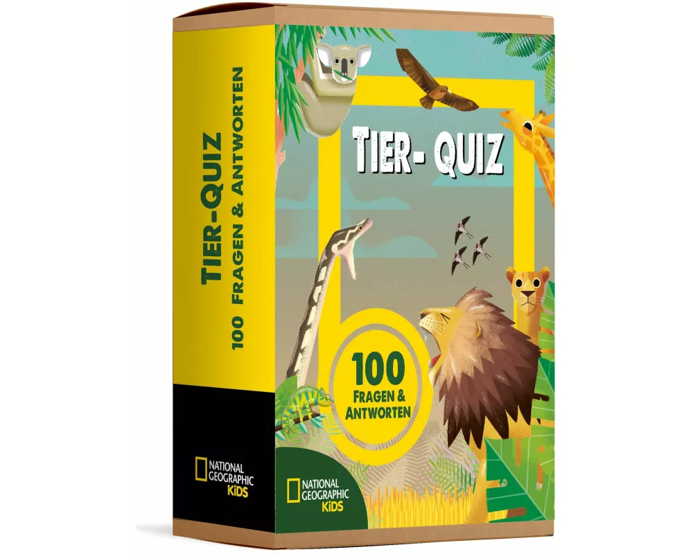 Tier-Quiz. 100 Fragen über Tiere für Quizfans und Tierfans (100 Fragen & Antworten)