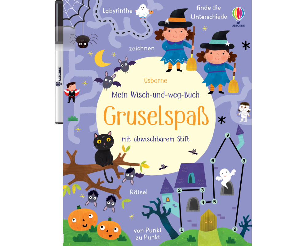 Mein Wisch-und-weg-Buch: Gruselspaß