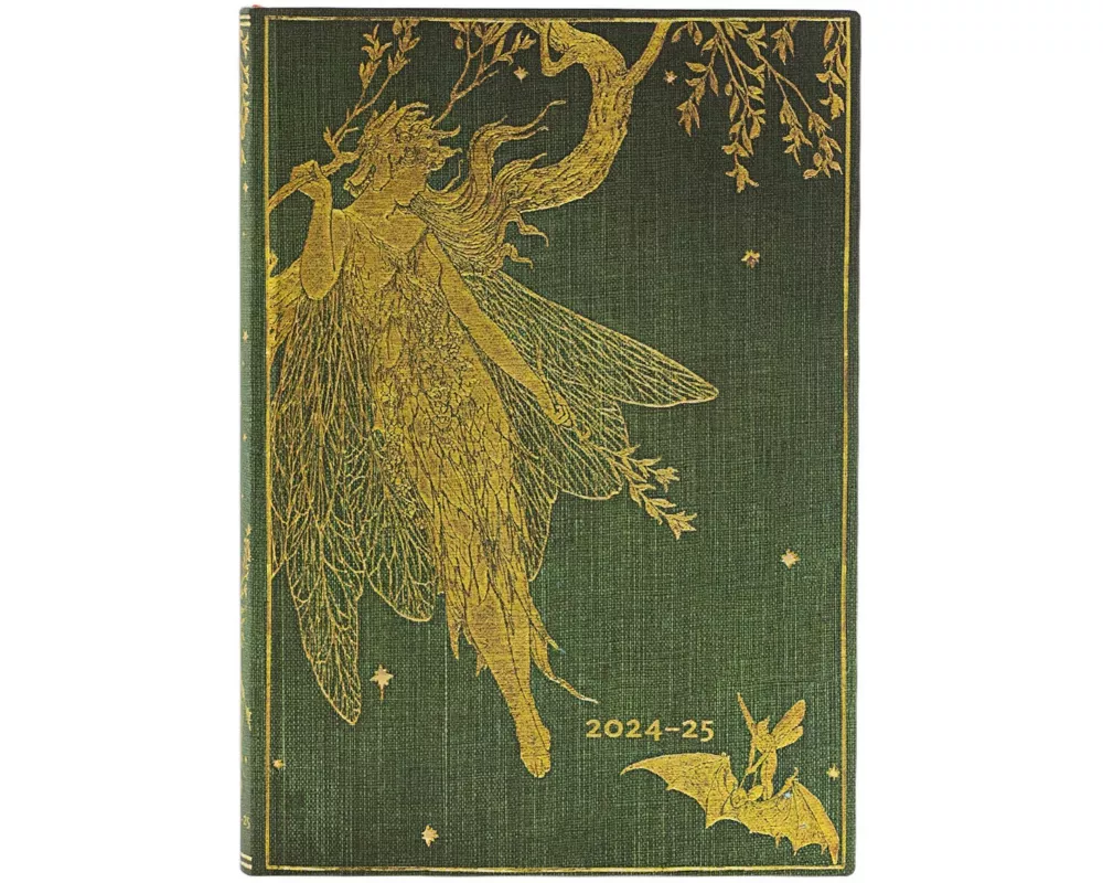 18-Monatskalender Flexi 2025 Olive Fairy, Midi, Horizontal