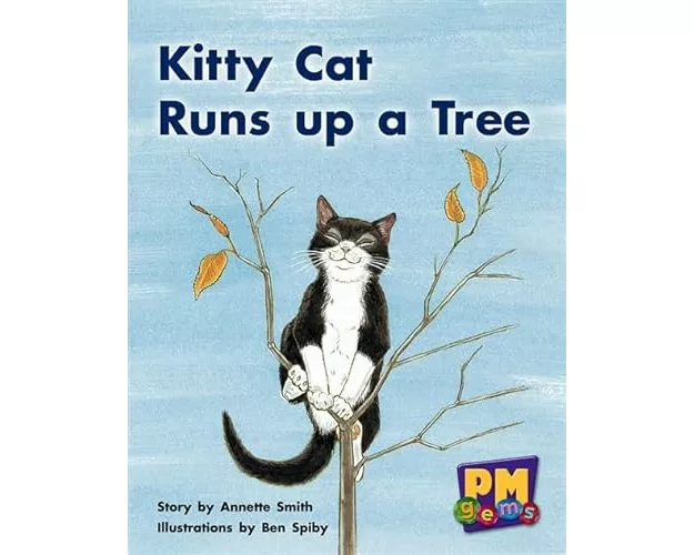 Kitty Cat Runs up a Tree