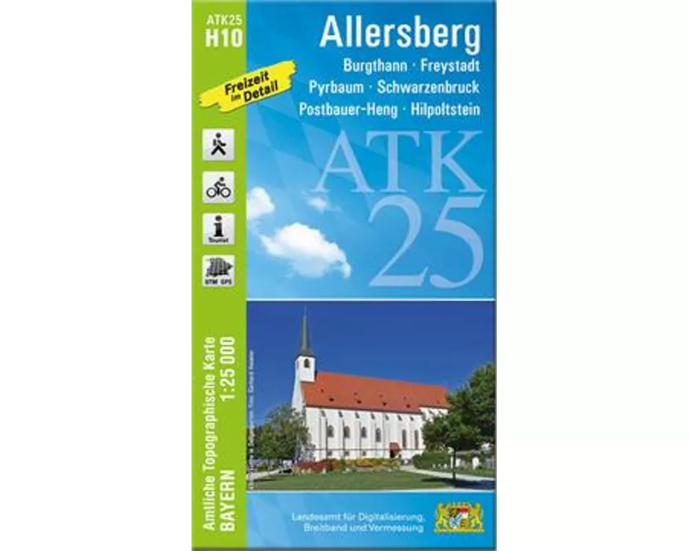 ATK25-H10 Allersberg (Amtliche Topographische Karte 1:25000)