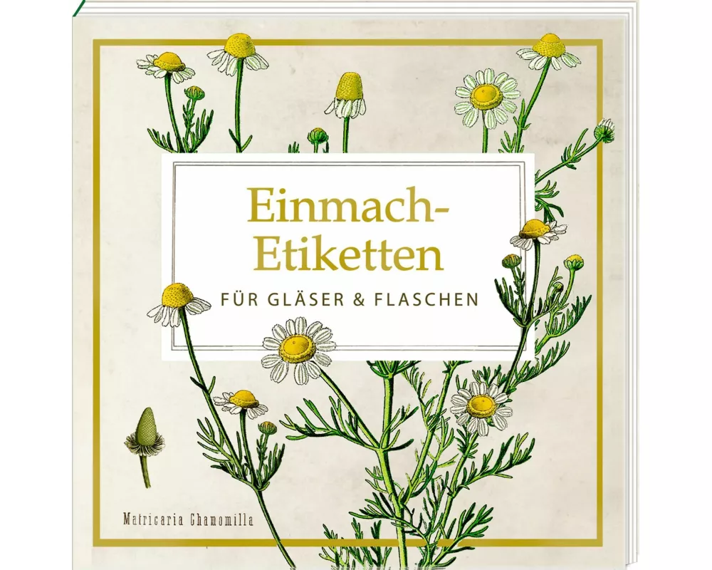 Etikettenbüchlein – Einmach-Etiketten für Gläser und Flaschen