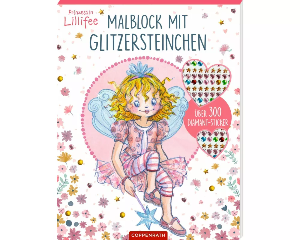 Malblock mit Glitzersteinchen (Prinzessin Lillifee)