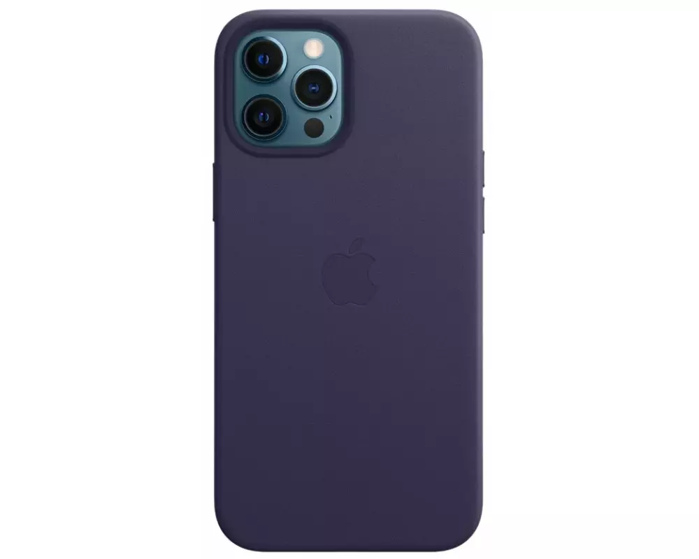 Apple iPhone 12 Pro Max Leather Case with MagSafe - Deep Violet