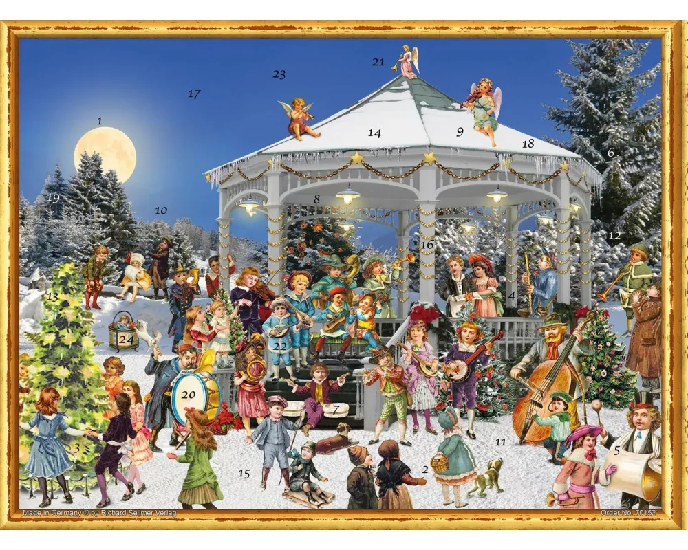 Adventskalender, viktorianisch "Am Pavillon"