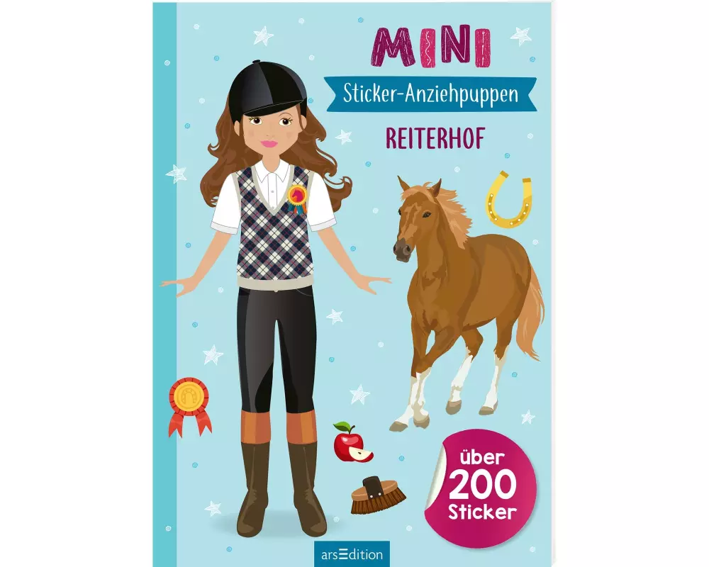 Mini-Sticker-Anziehpuppen – Reiterhof