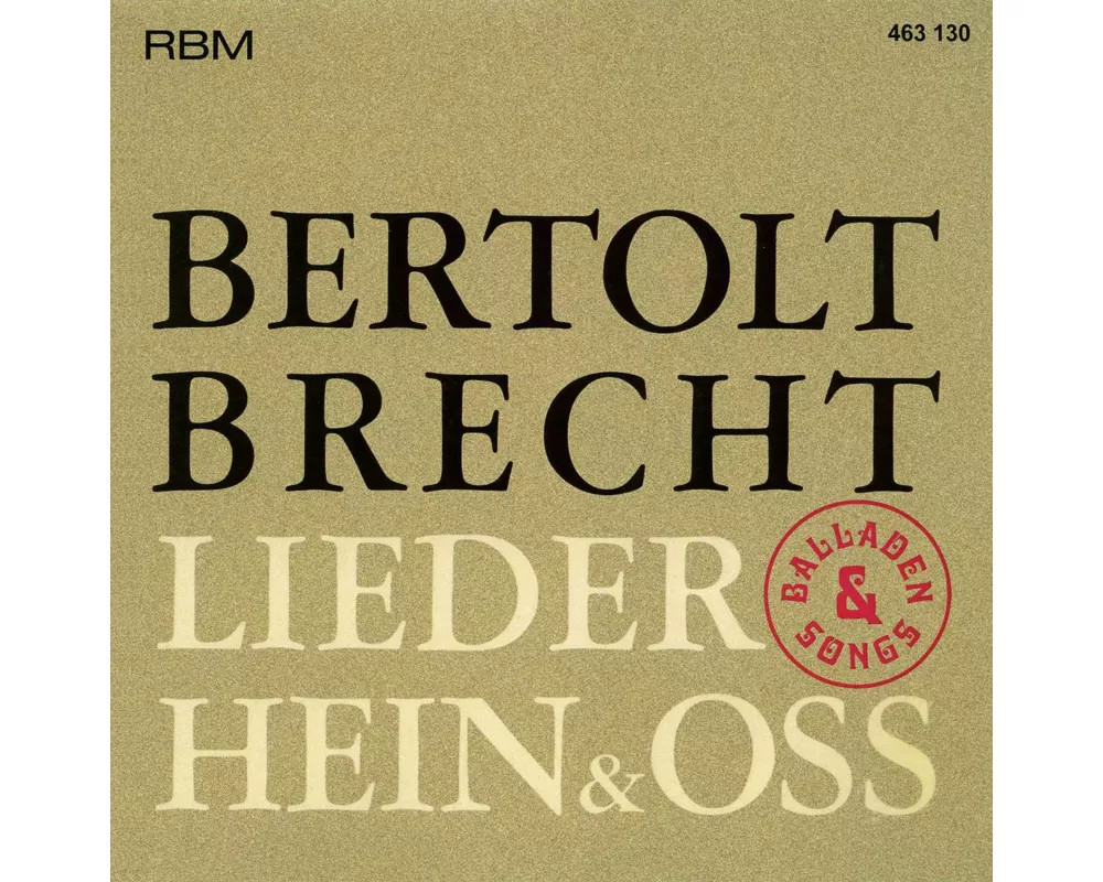(Bertolt Brecht:Balladen/Lieder)