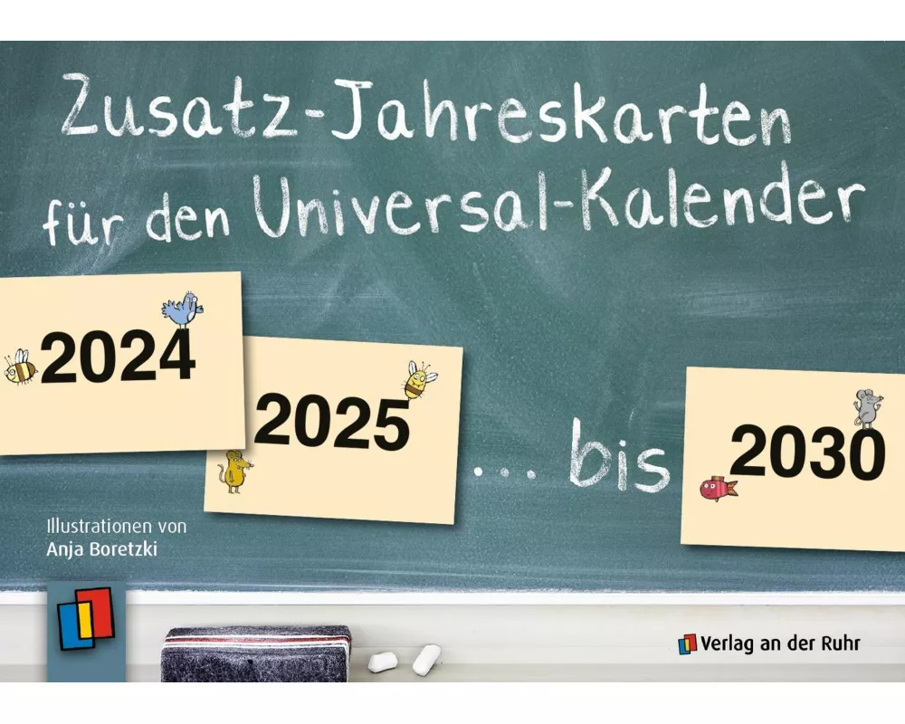 Zusatz-Jahreskarten 2024 – 2030 für den Universal-Kalender
