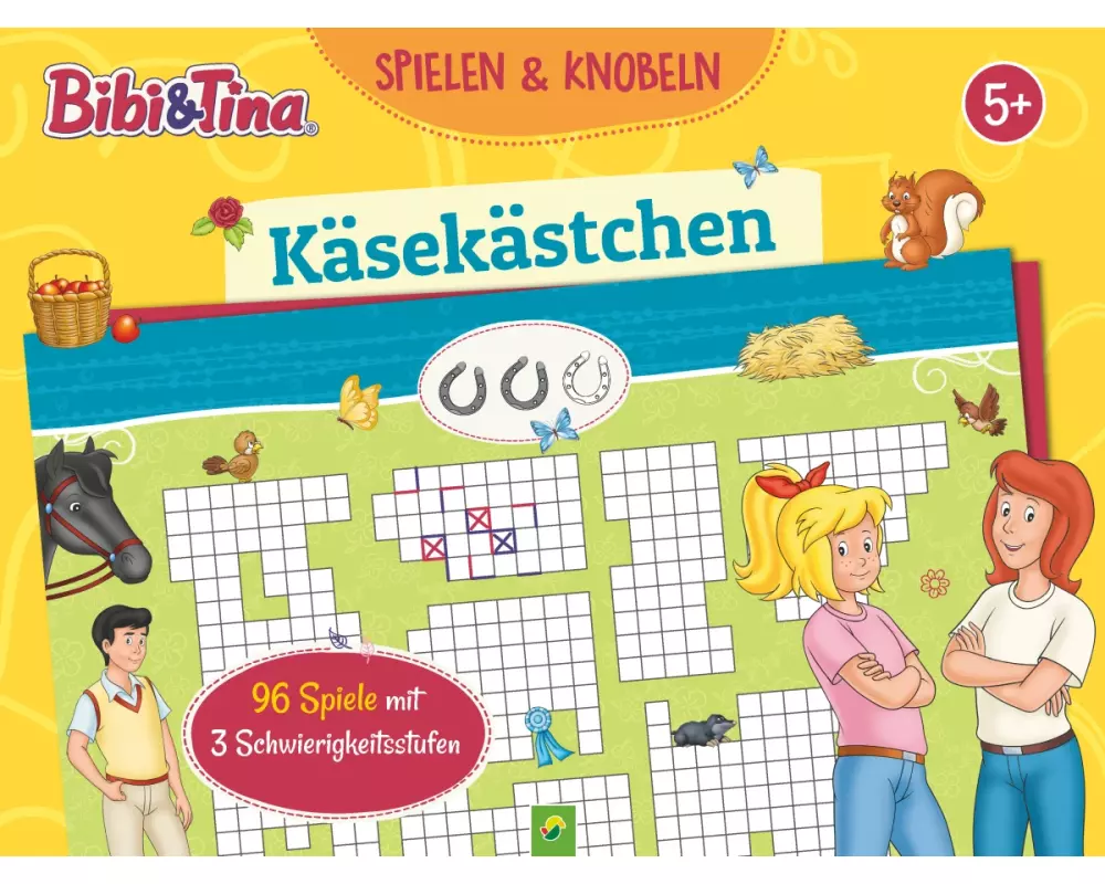 Bibi & Tina Käsekästchen Spieleblock