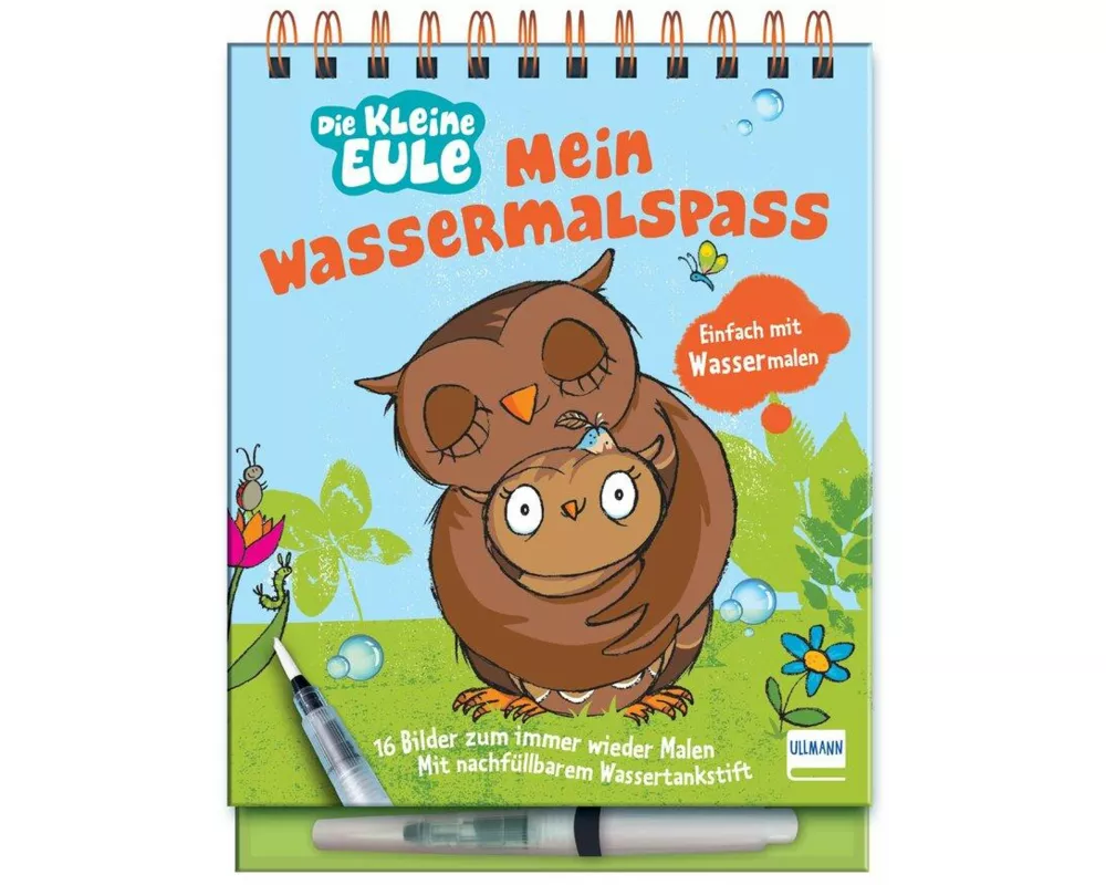 Mein Wassermalspaß - Die kleine Eule