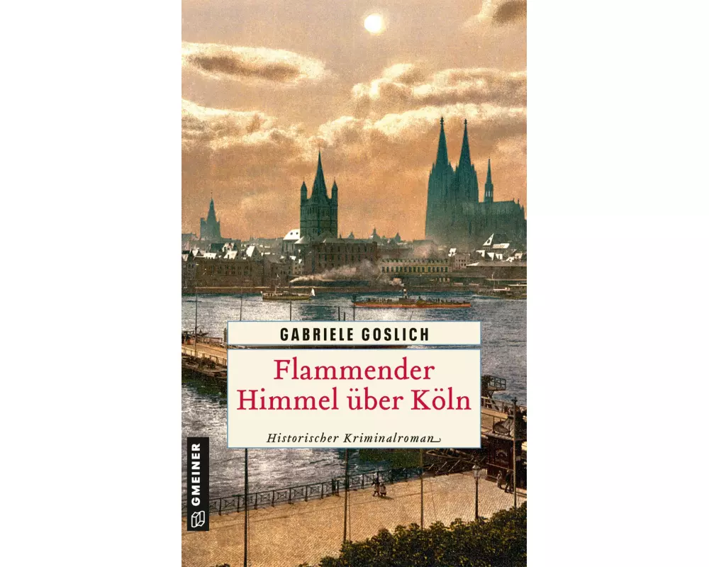 Flammender Himmel über Köln