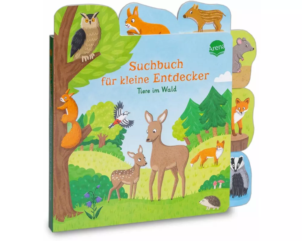 Suchbuch für kleine Entdecker. Tiere im Wald