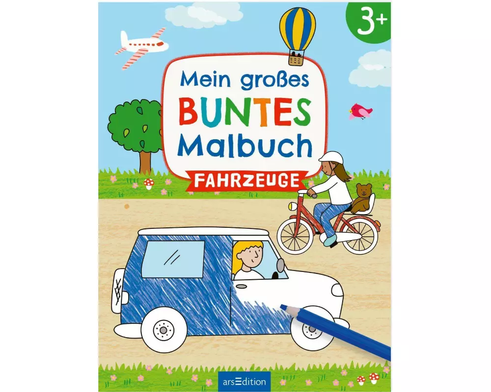 Mein großes buntes Malbuch – Fahrzeuge