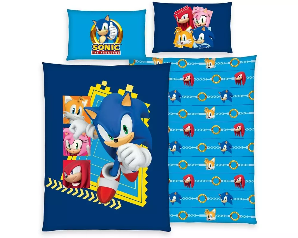 Herding Kinder Bettwäschegarnitur Sonic, 160 x 210 cm + 65 x 100 cm