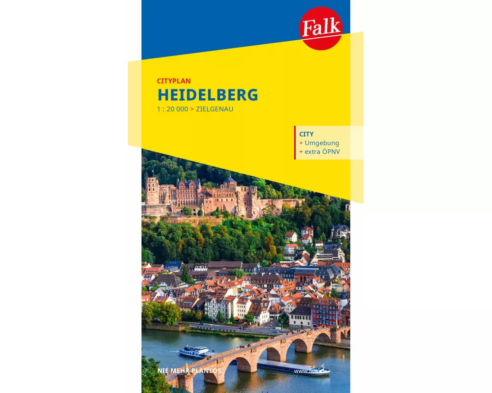Falk Cityplan Heidelberg 1:20.000