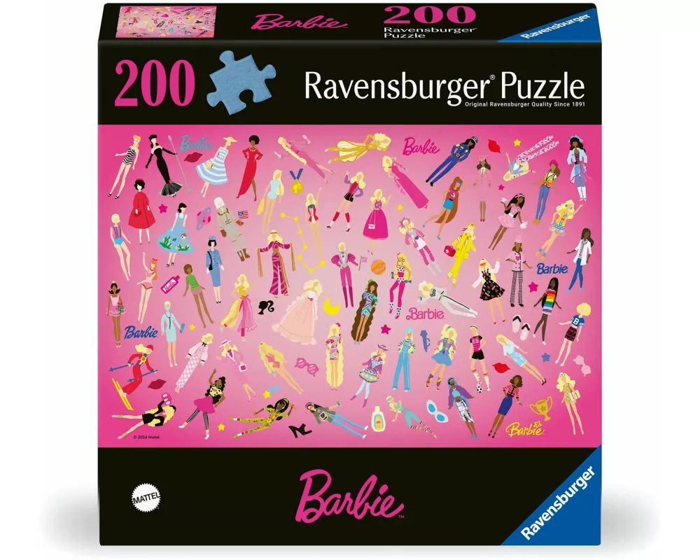 Erwachsenenpuzzle 200 Teile - Barbie - Inspirierende Mädchen seit 1959