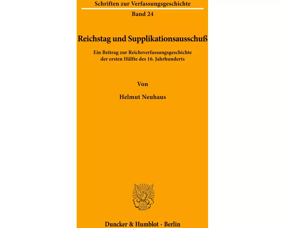 Reichstag und Supplikationsausschuß