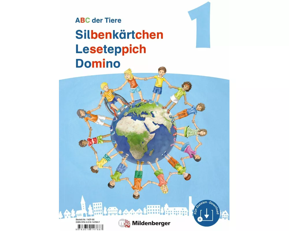 ABC der Tiere 1 Neubearbeitung - Silbenkärtchen, Leseteppiche, Domino