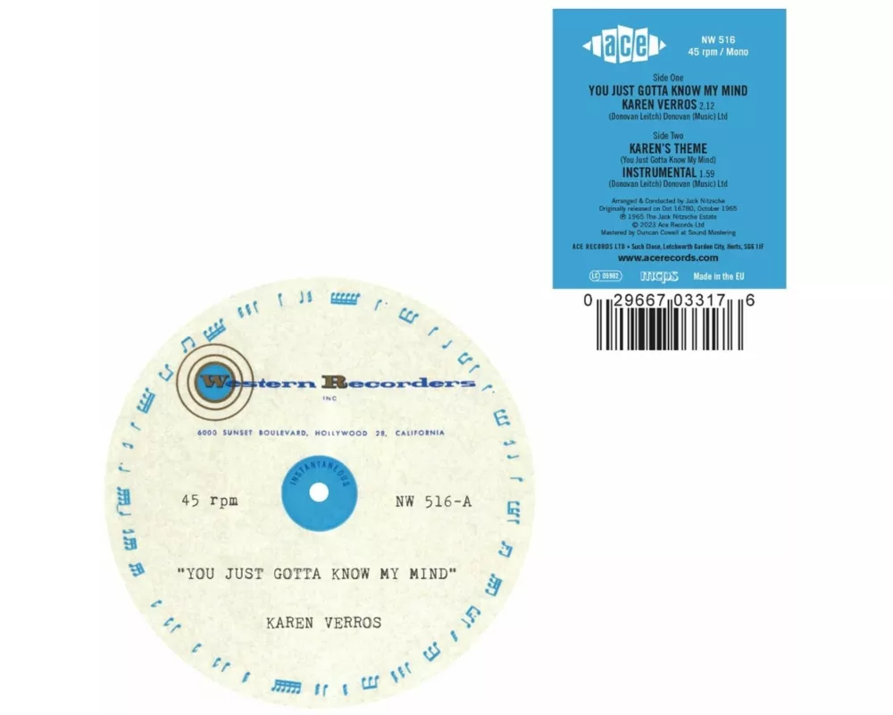 You Just Gotta Know My Mind (7inch)